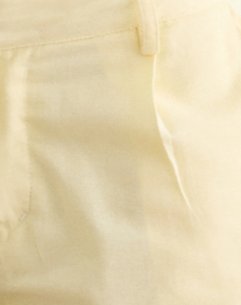 Vexa Low Rise Mini Short in Lemon - Image 6