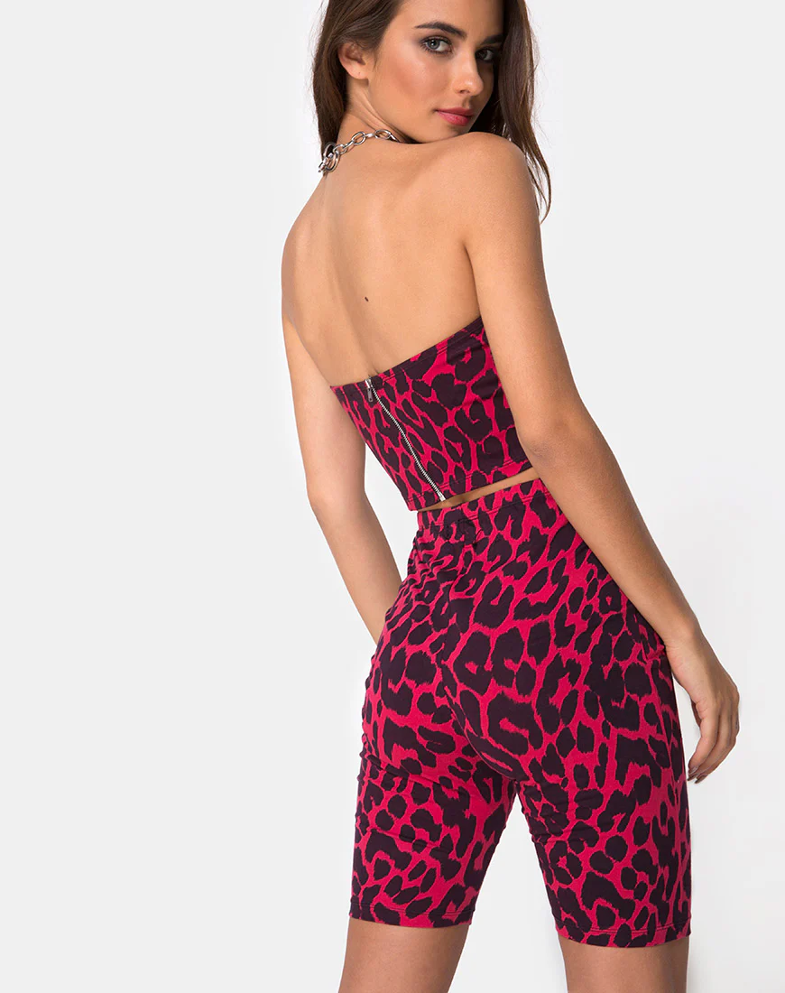 Villy Top in Oversize Jaguar Red - Image 2