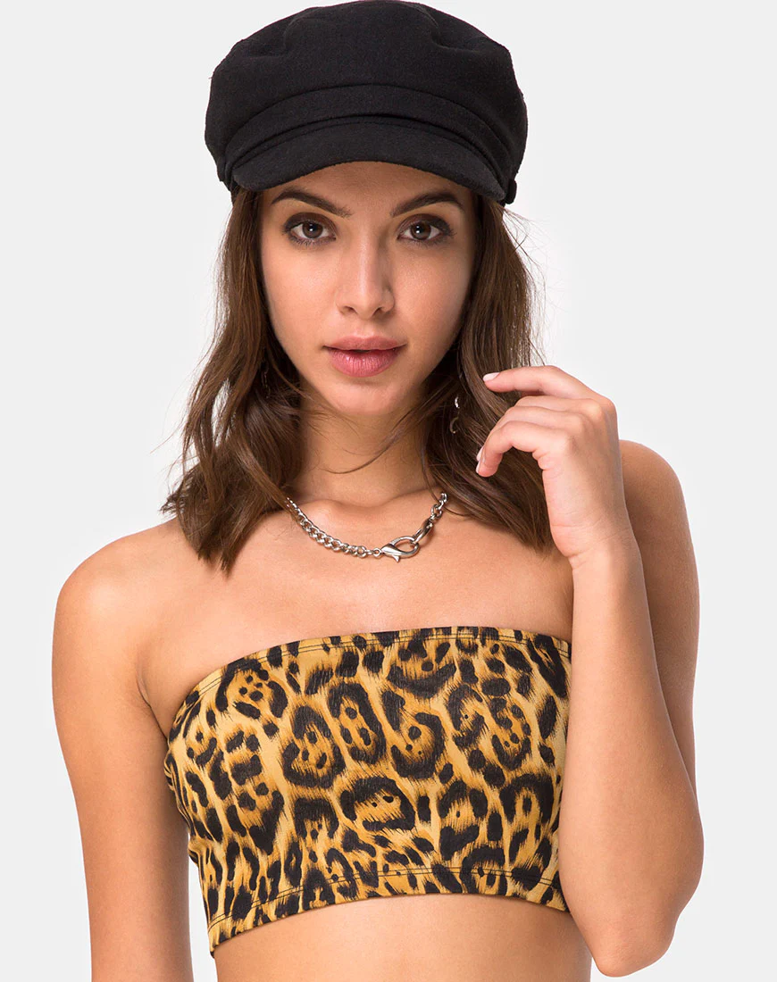 Villy Tube Top in Leopard - Image 2