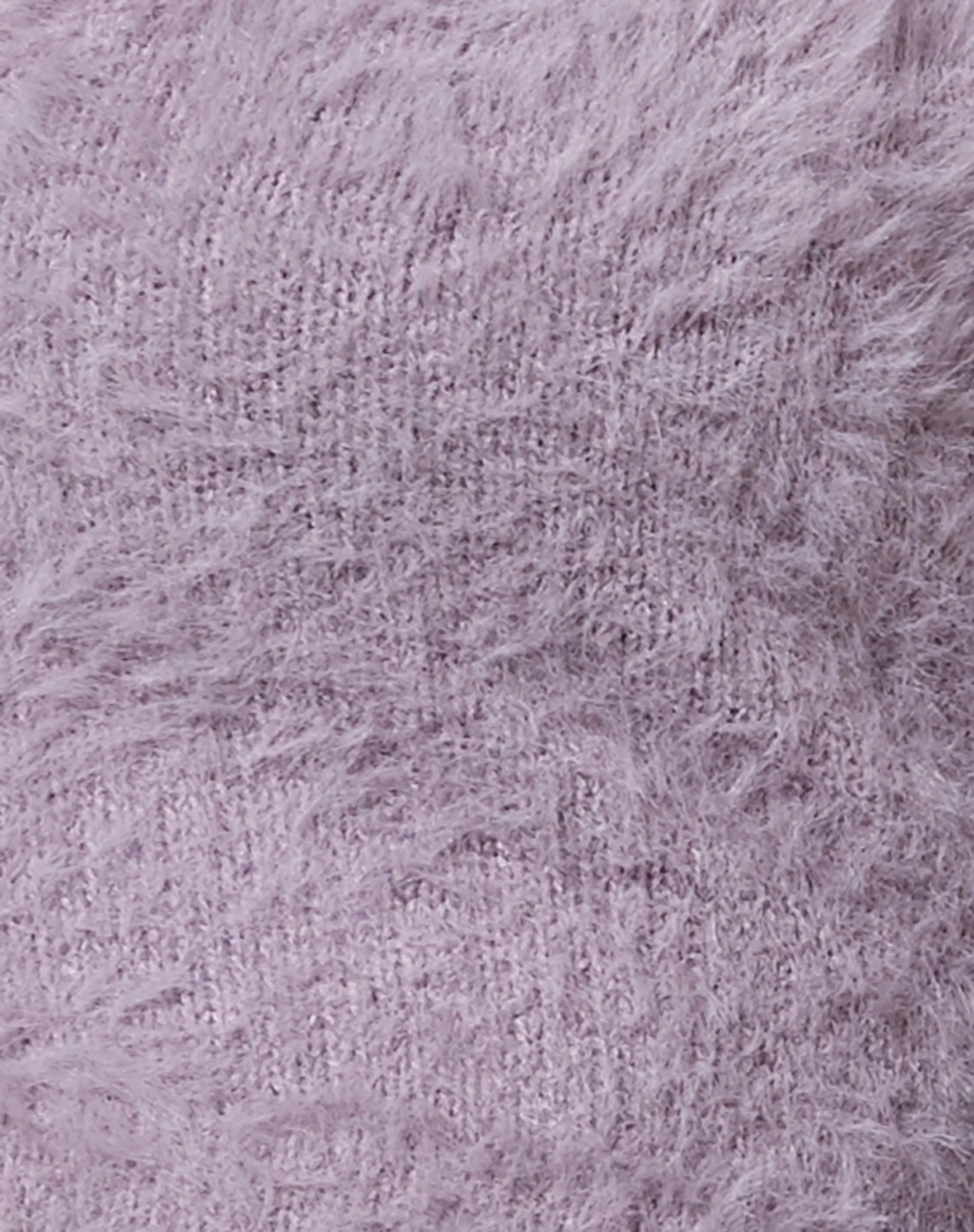Vima Cropped Cardigan in Knit Dusty Lilac - Image 5