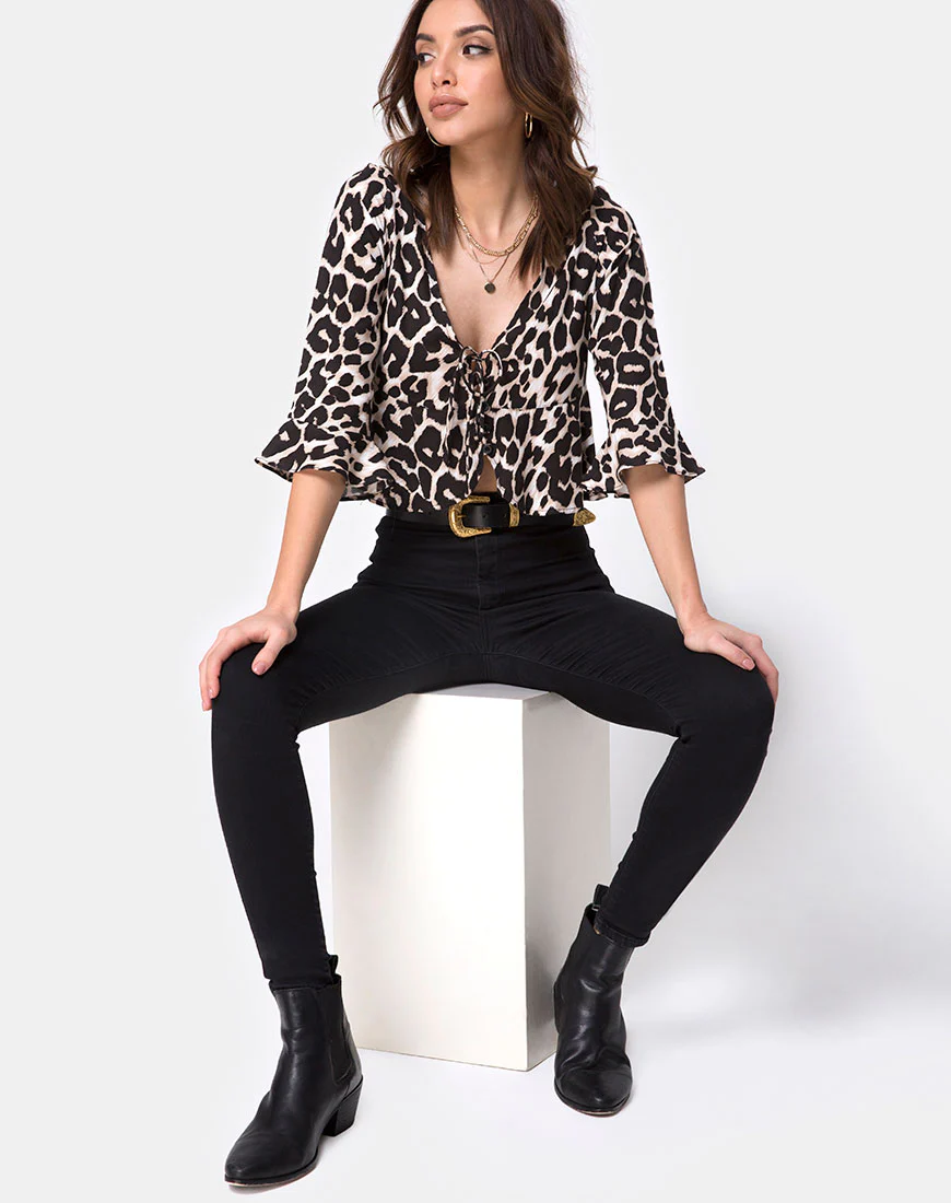 Vinequa Top in Oversize Jaguar - Image 3