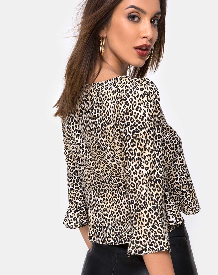 Vinequa Top in Rar Leopard - Image 2