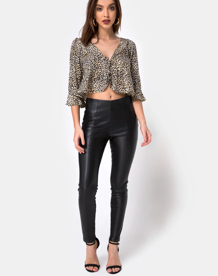 Vinequa Top in Rar Leopard - Image 3
