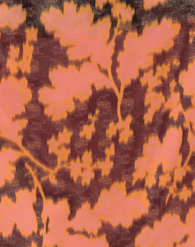 Vira Mini Skirt in Furnishing Floral - Image 6