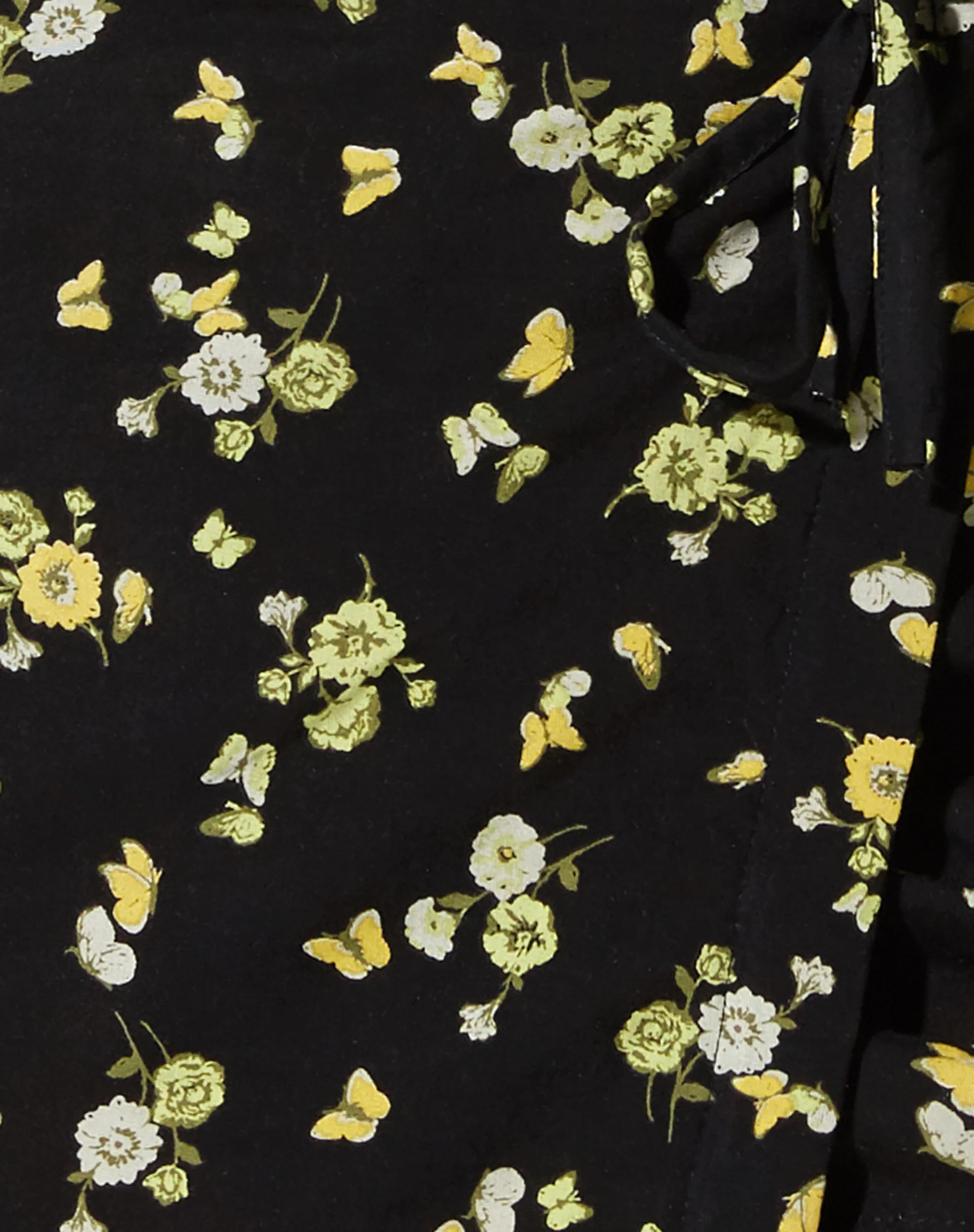 Volta Mini Skirt in Lemon and Lime Black - Image 5