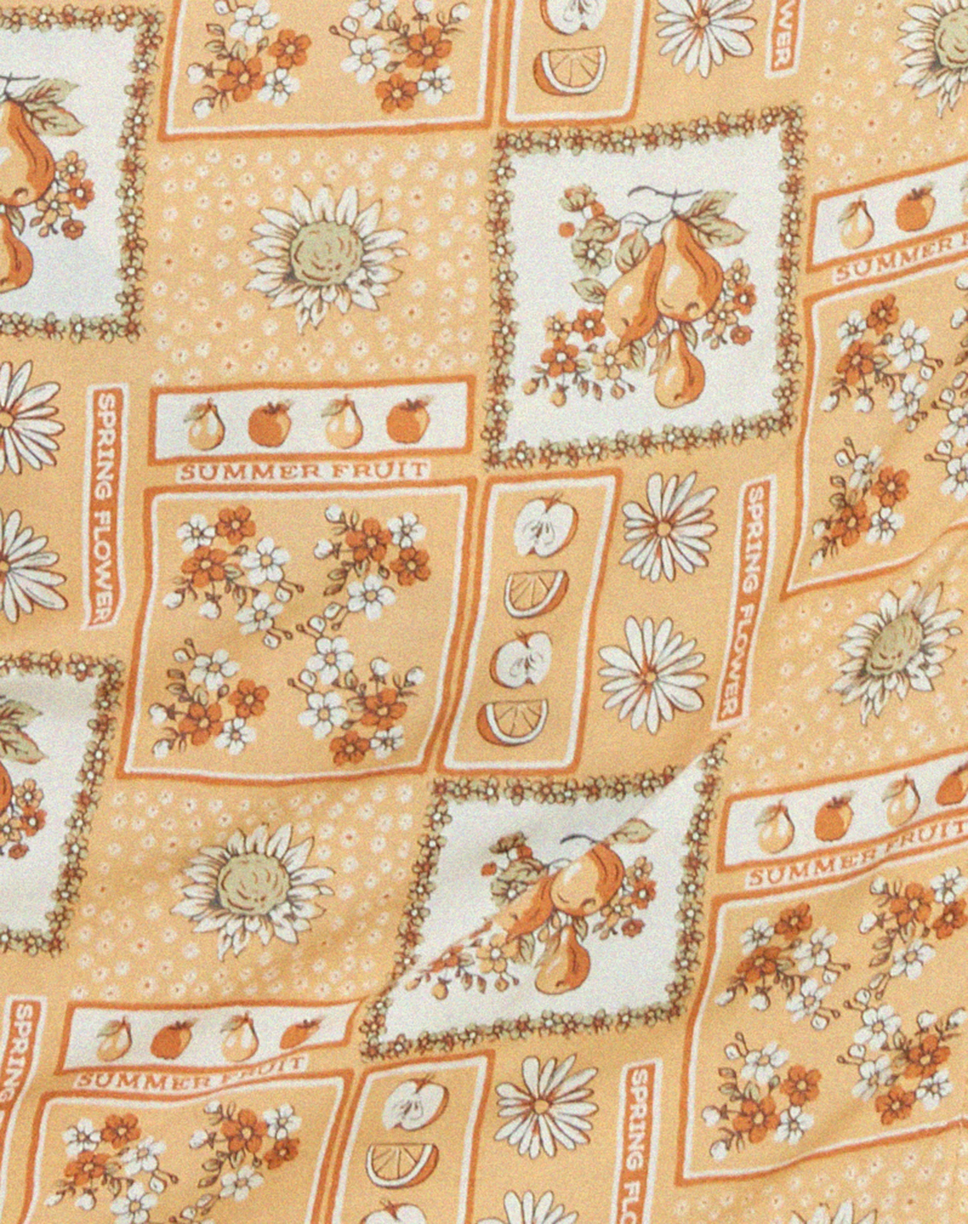 Volta Mini Skirt in Picnic Print Brown - Image 5