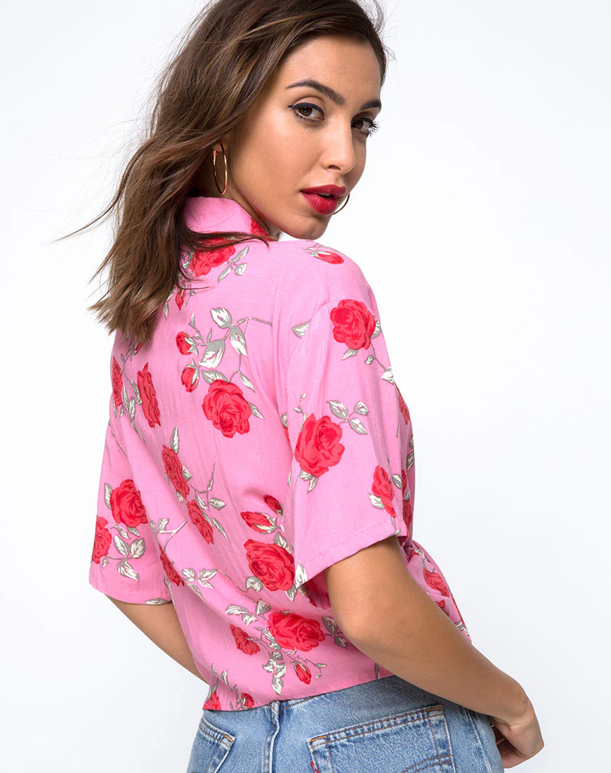Vual Shirt in Candy Rose - Image 2