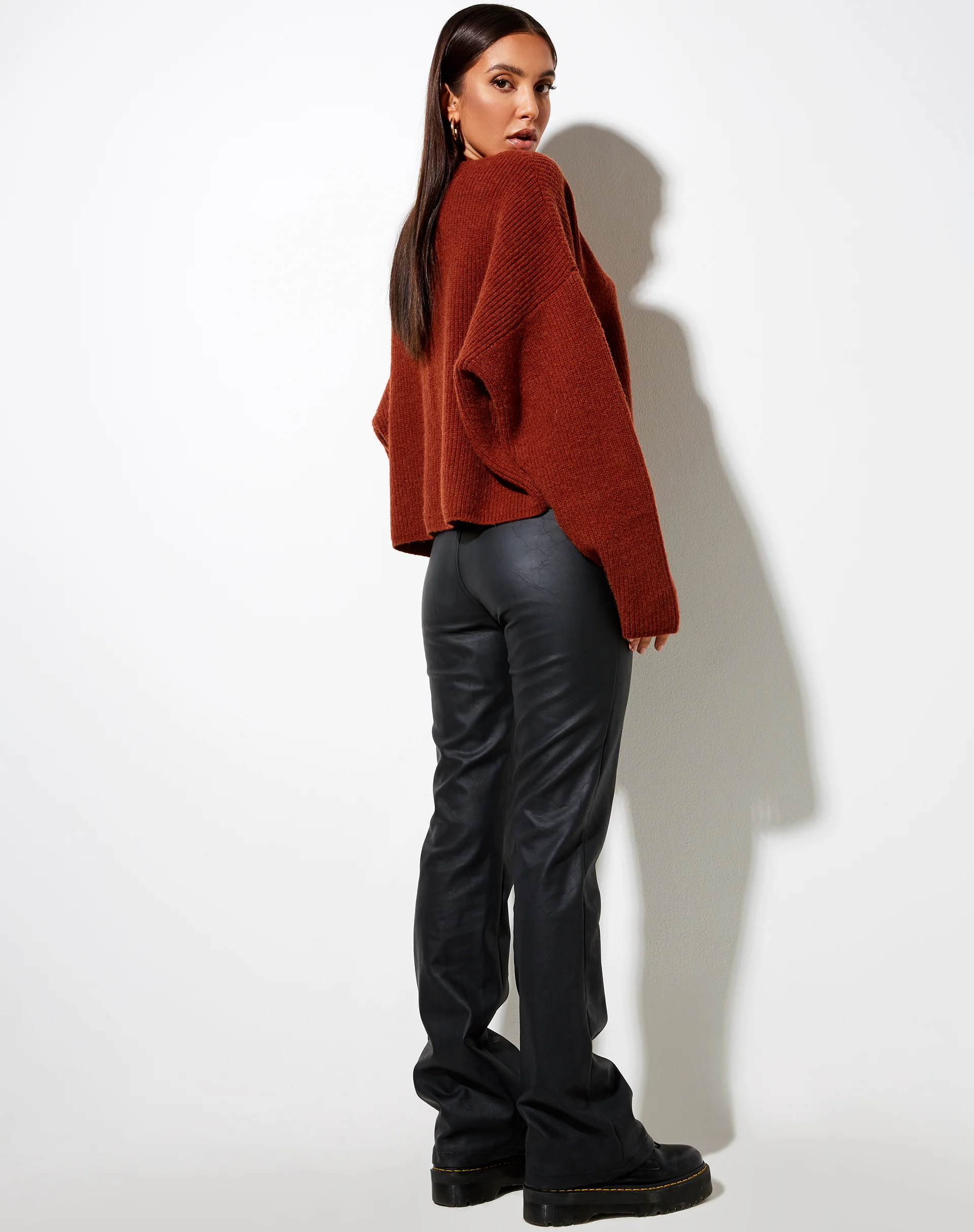 Wallace Cardi in Brick - Image 4