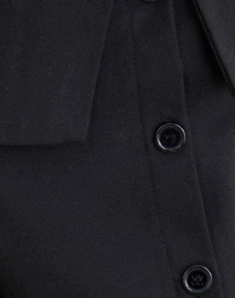 Wamari Capri Trouser in Tailoring Black - Image 6