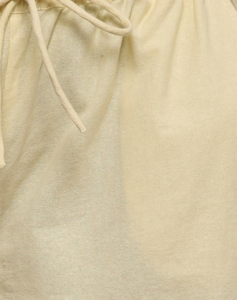 Wasic Wide Leg Trouser in Lemon - Image 5