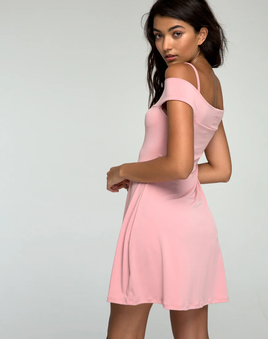 Widuri Skater Dress in Blush - Image 2