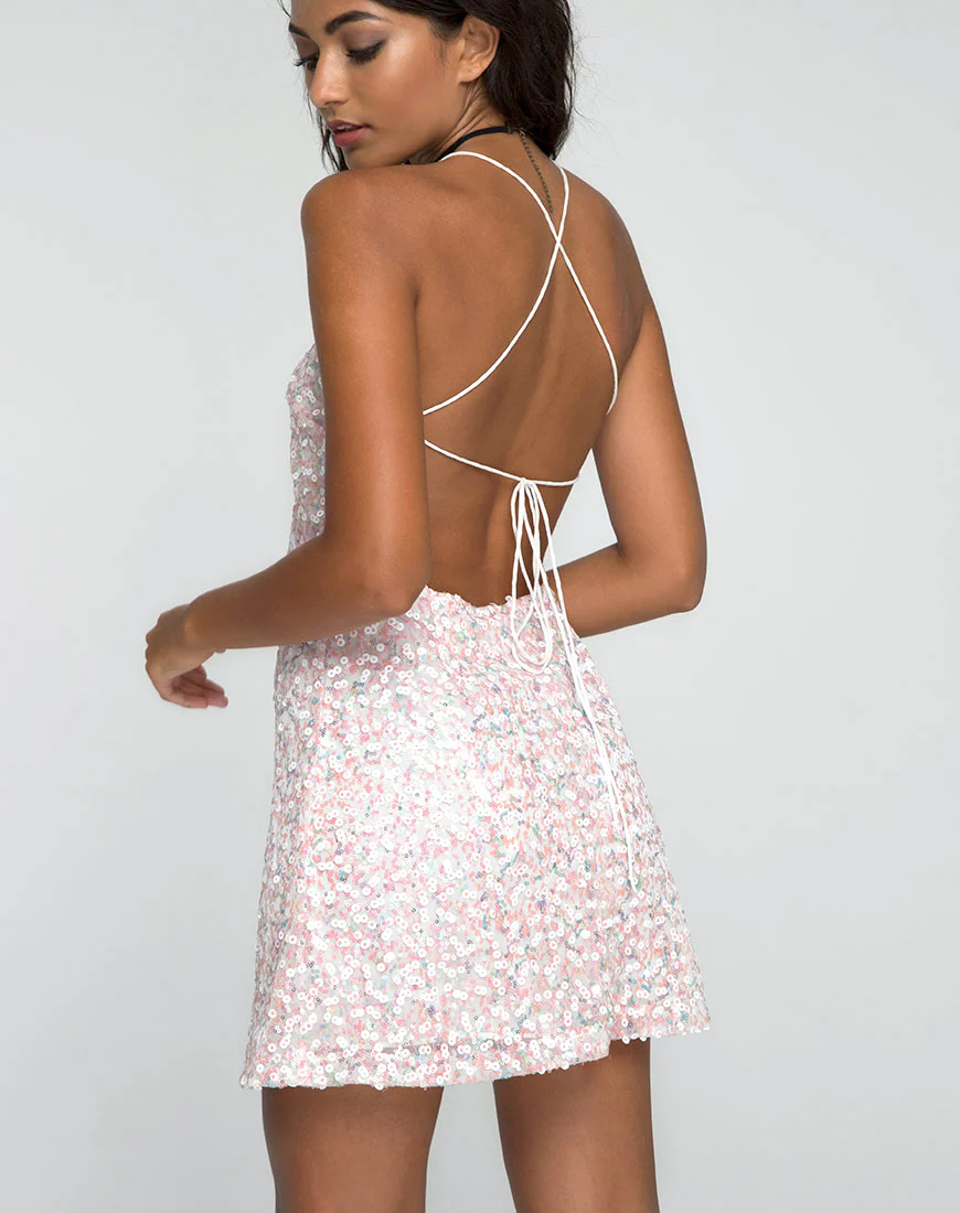 Winnie Dress in Confetti Sequin - Image 2