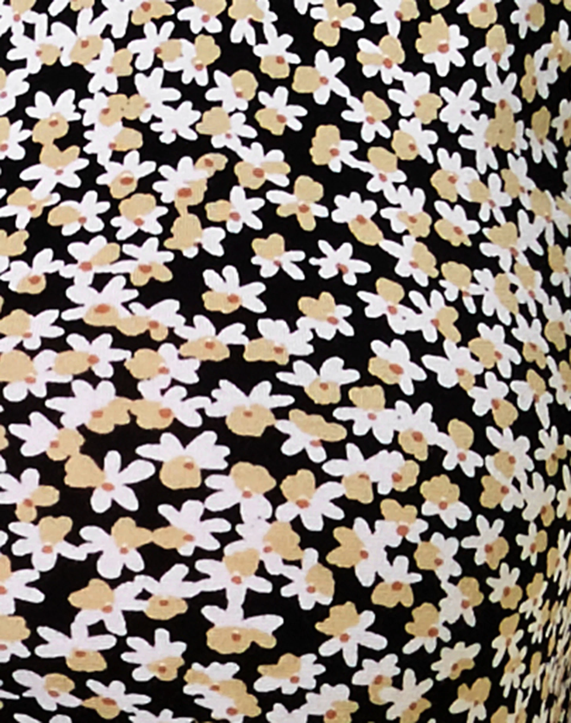 Wuma Cropped Shirt in Spring Fling Floral Black - Image 5
