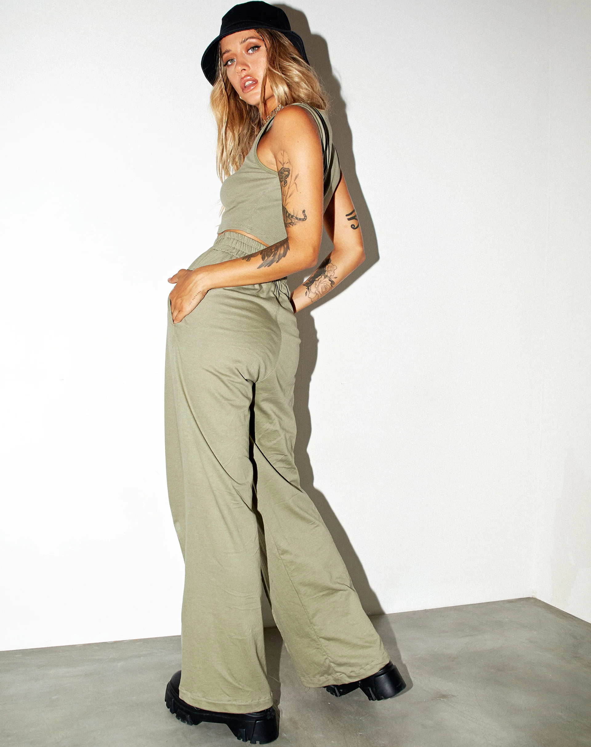 Wungu Trouser in Grey Sage Angelo Embro - Image 5