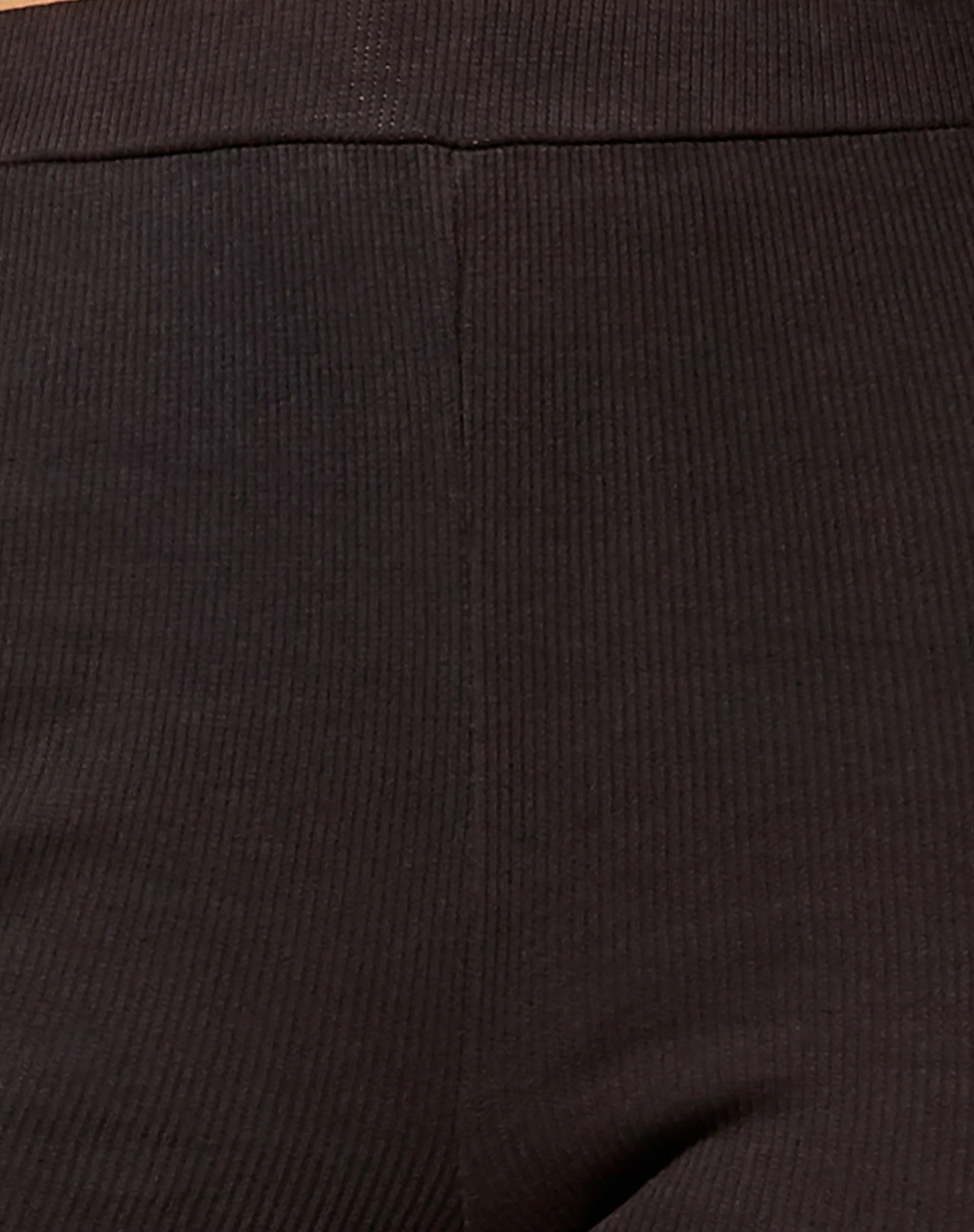 Xaya Trousers in Rib Blackened Pearl - Image 5