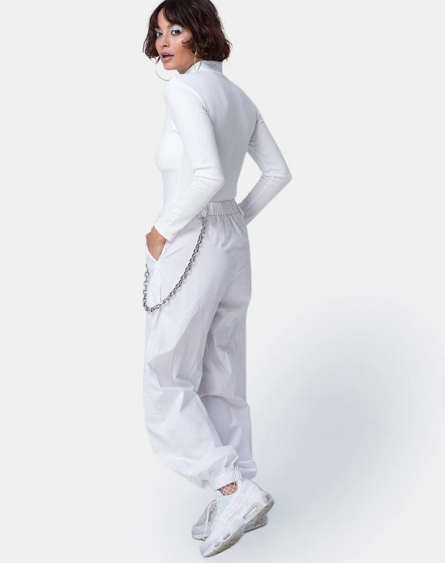 Xhesi Bodice Mini Rib White - Image 4