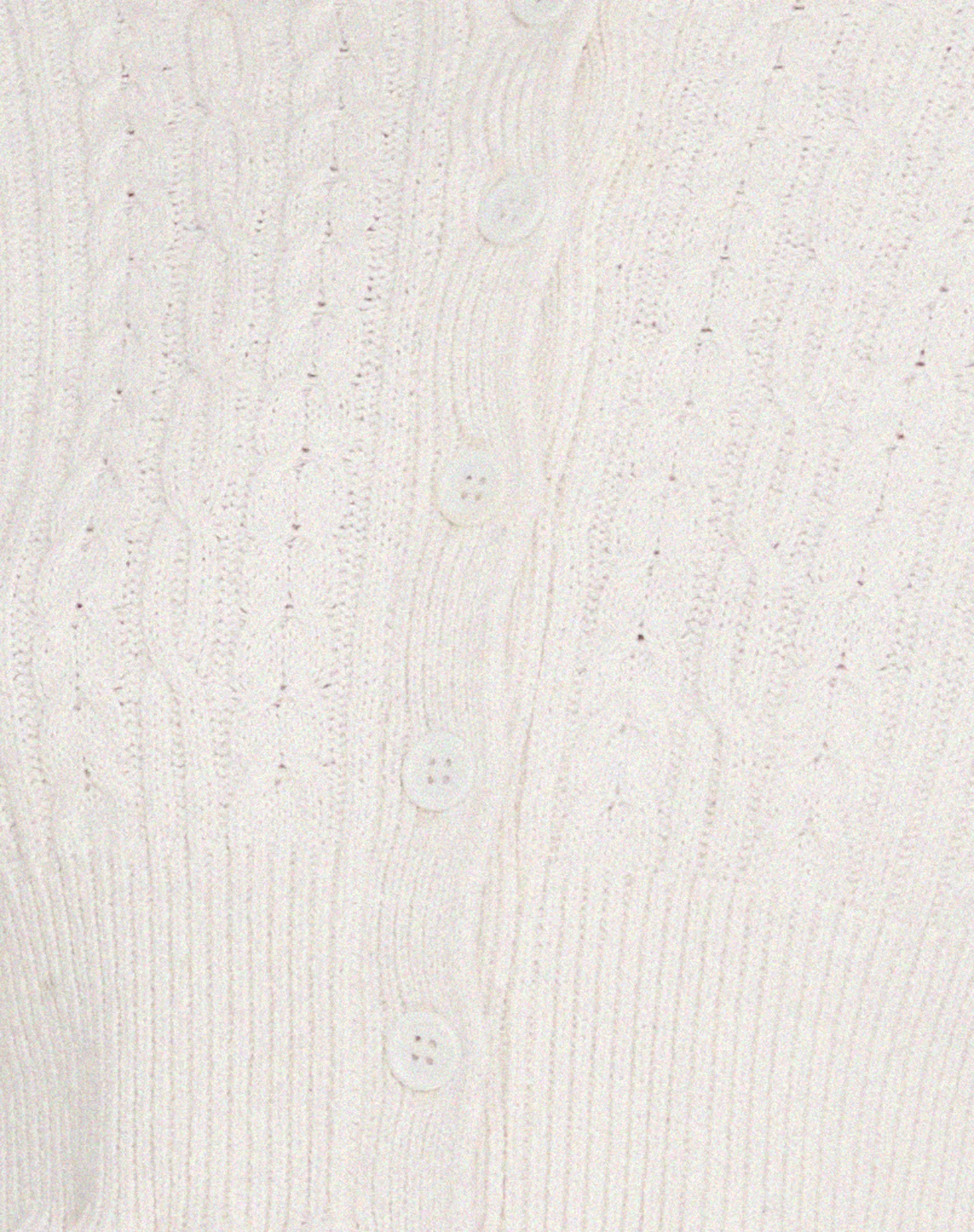 Yasona Button Up Cardigan in Ivory - Image 7