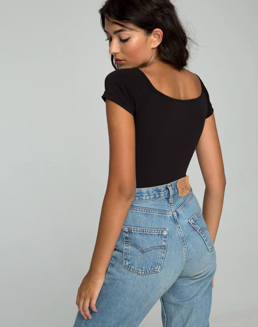 Yayo Cutout Bodice in Black - Image 2