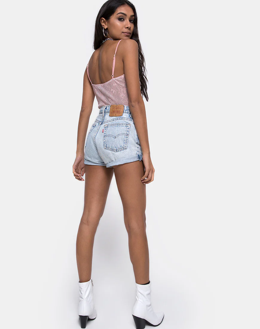 Yecal Bodice Bodice in Lace Rose - Image 4