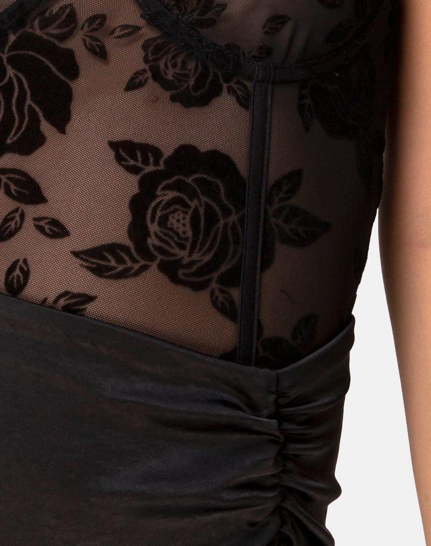 Yecal Bodice in Romantic Rose Black - Image 5