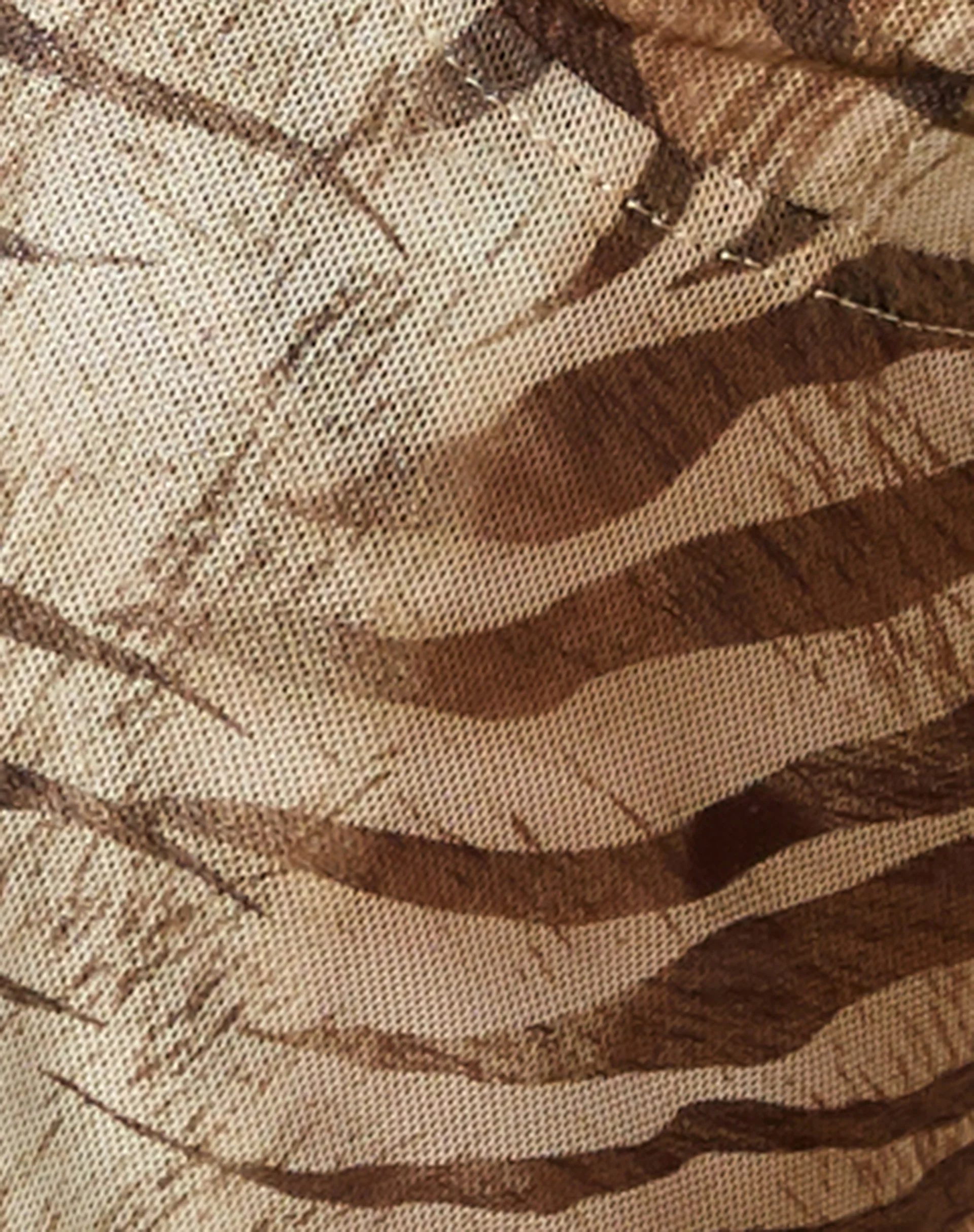 Yena Crop Top in Tiger Brown - Image 5