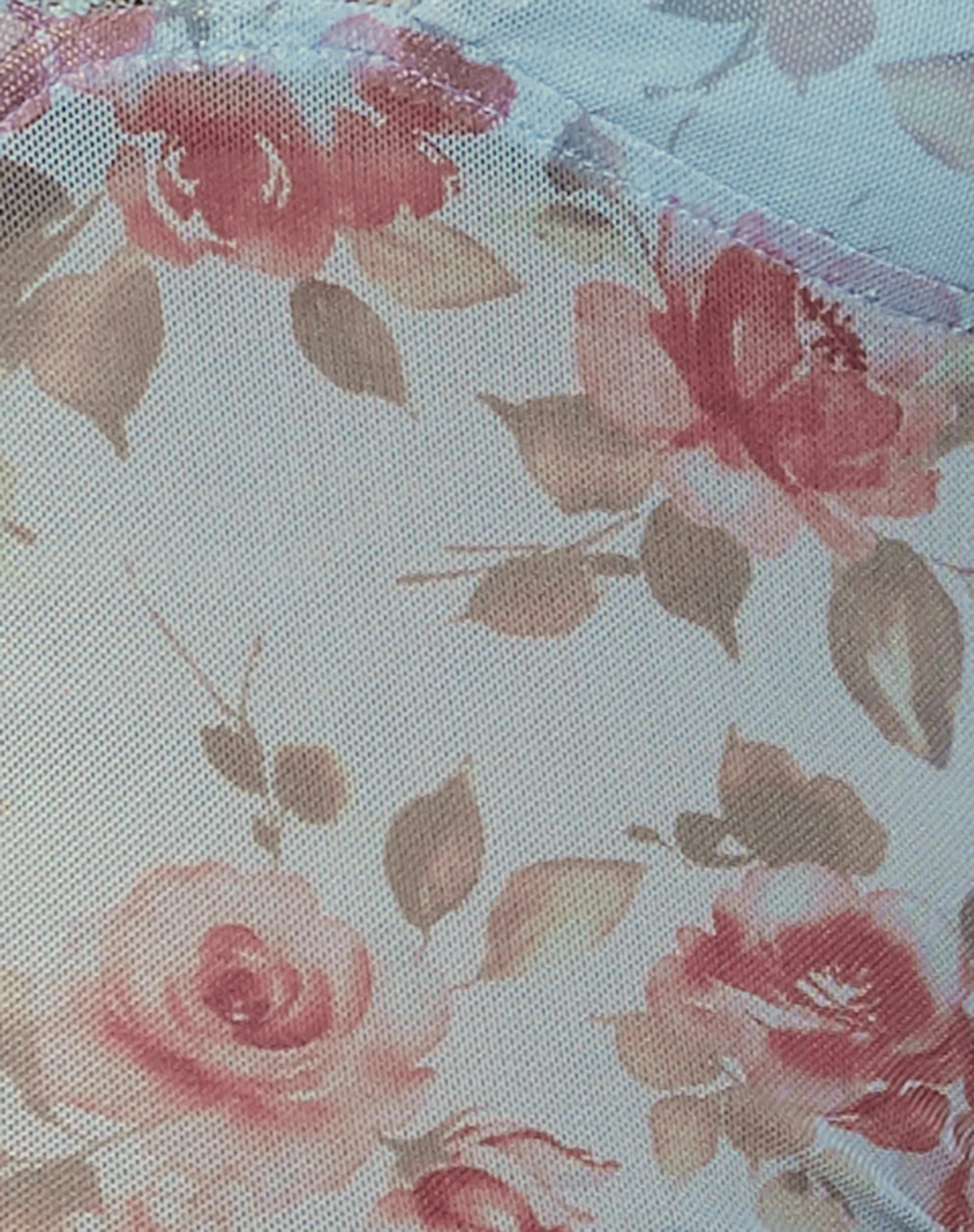 Yenika Crop Top in Rosa Powder Blue - Image 5