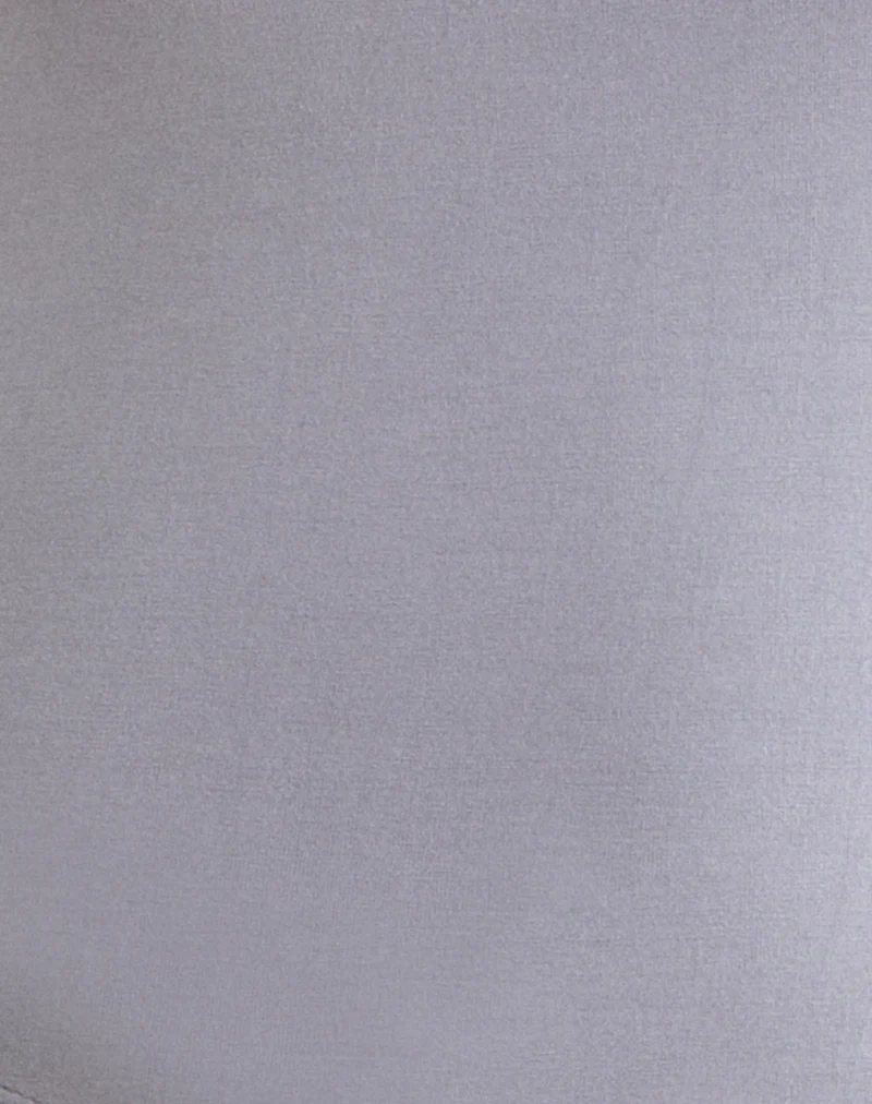 Yetta Double Studded Vest Top in Lilac Grey - Image 6