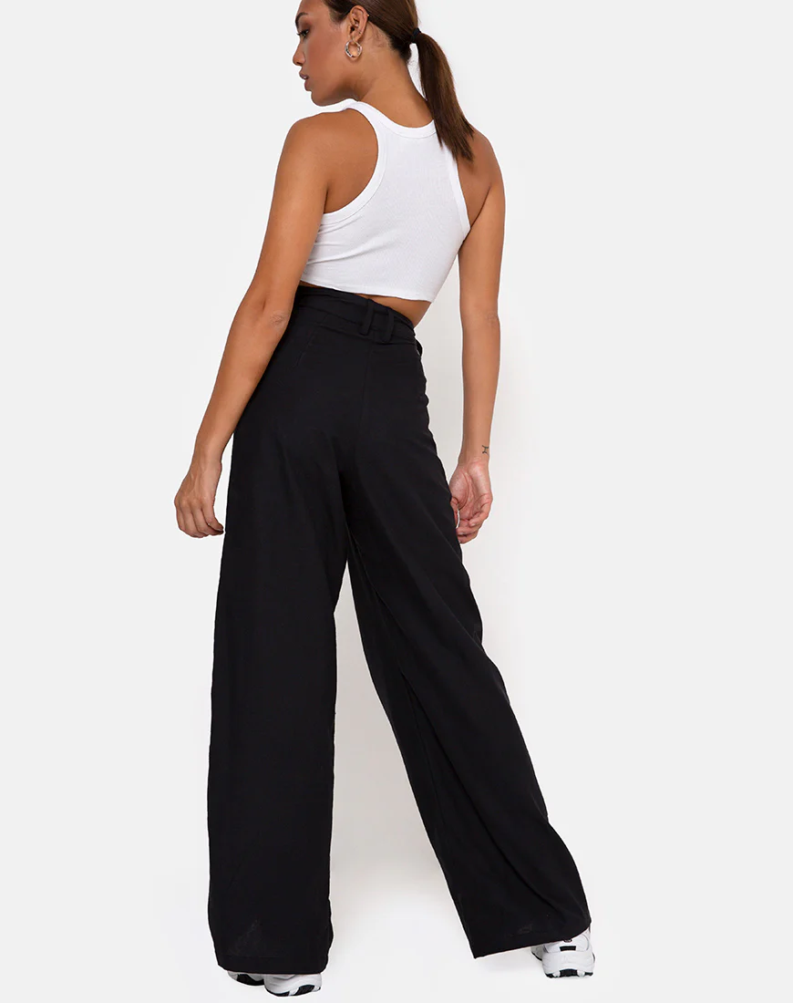 Yeva Trouser in Black - Image 2