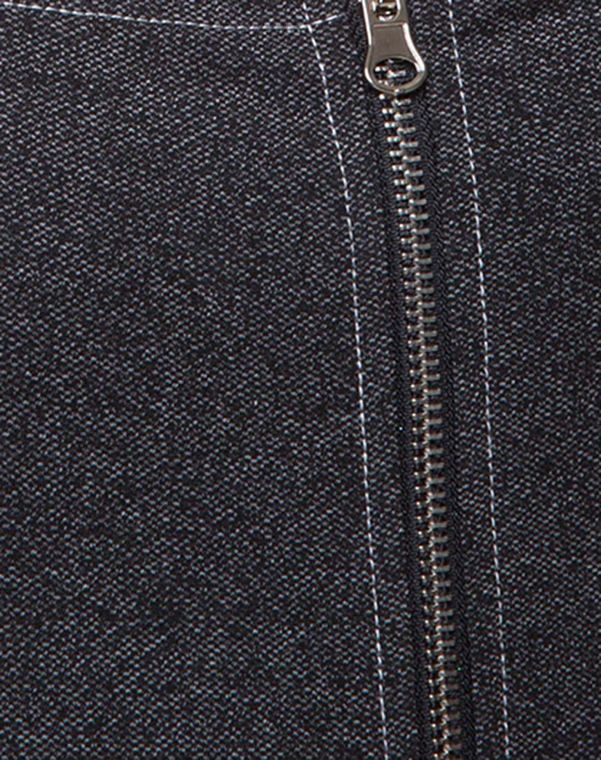 Yona Bodycon Dress in Denim Black - Image 5