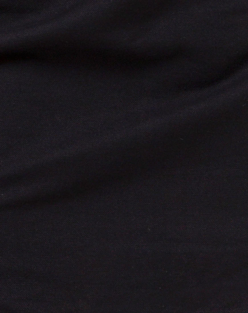 Yonna Crop Top in Black - Image 5