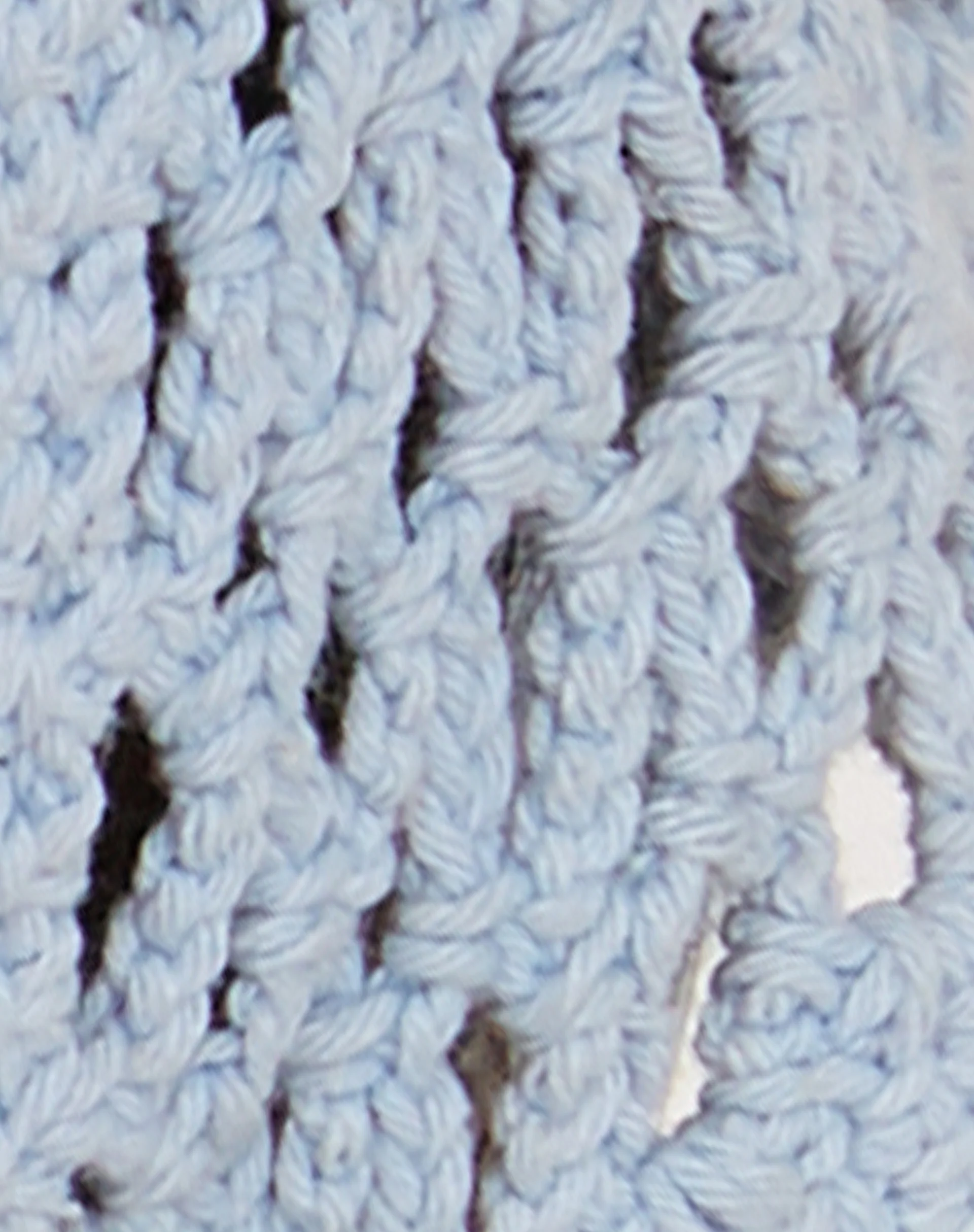Yurike Crochet Bandana in Powder Blue - Image 5