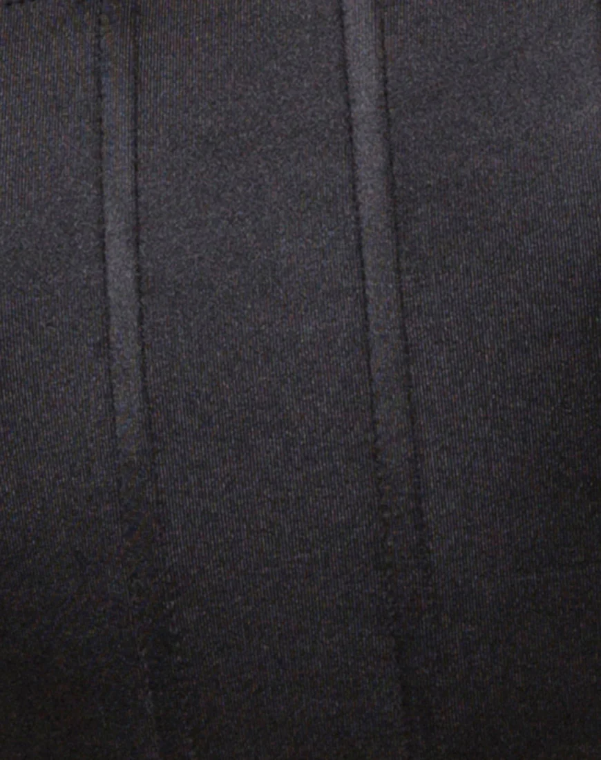 Zaid Mini Skirt in Black - Image 5