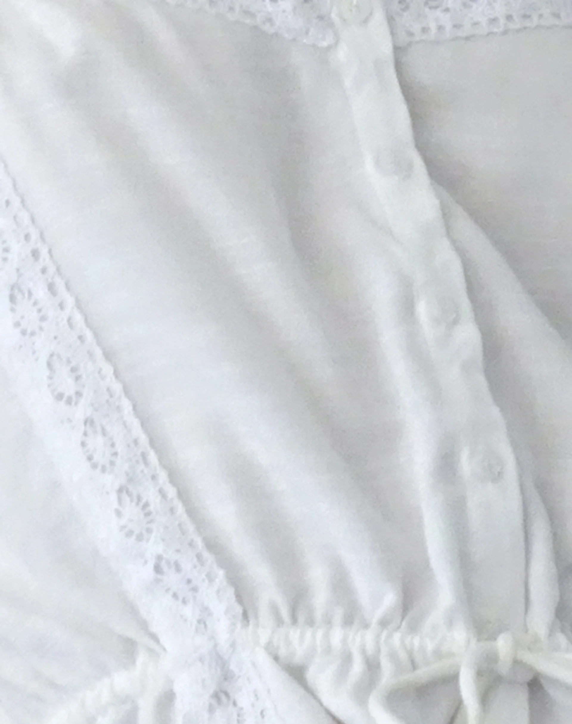 Zaria Lace Trim Cami Top in Off White - Image 5
