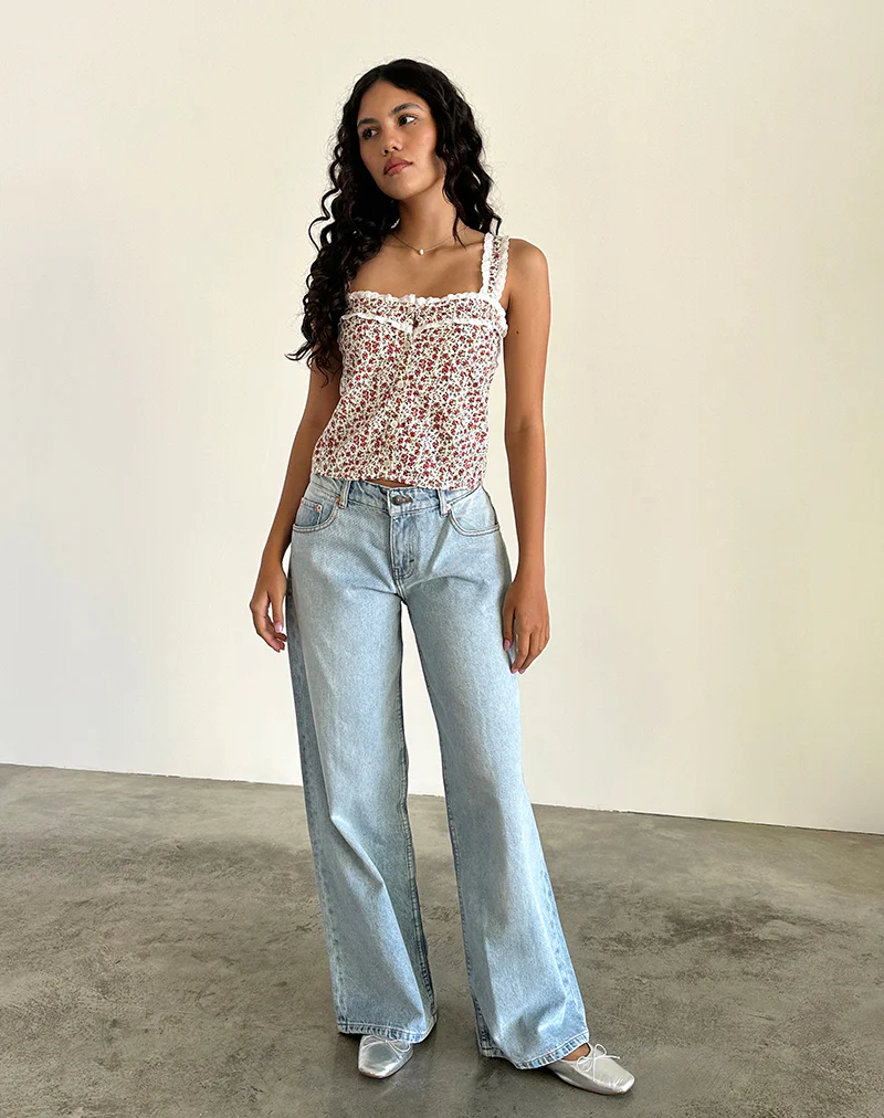 Zarinata Cami Top in Pretty Ditsy - Image 4