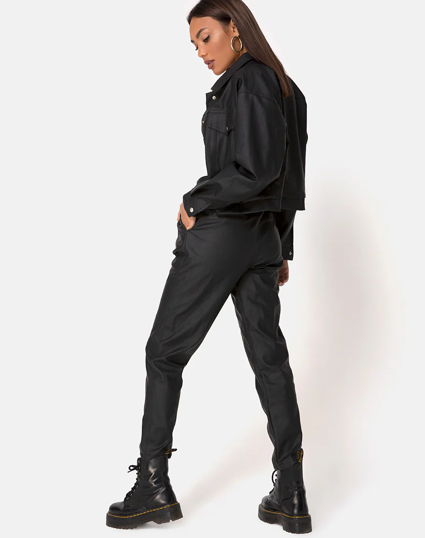 Zastan Trouser PU Black - Image 2
