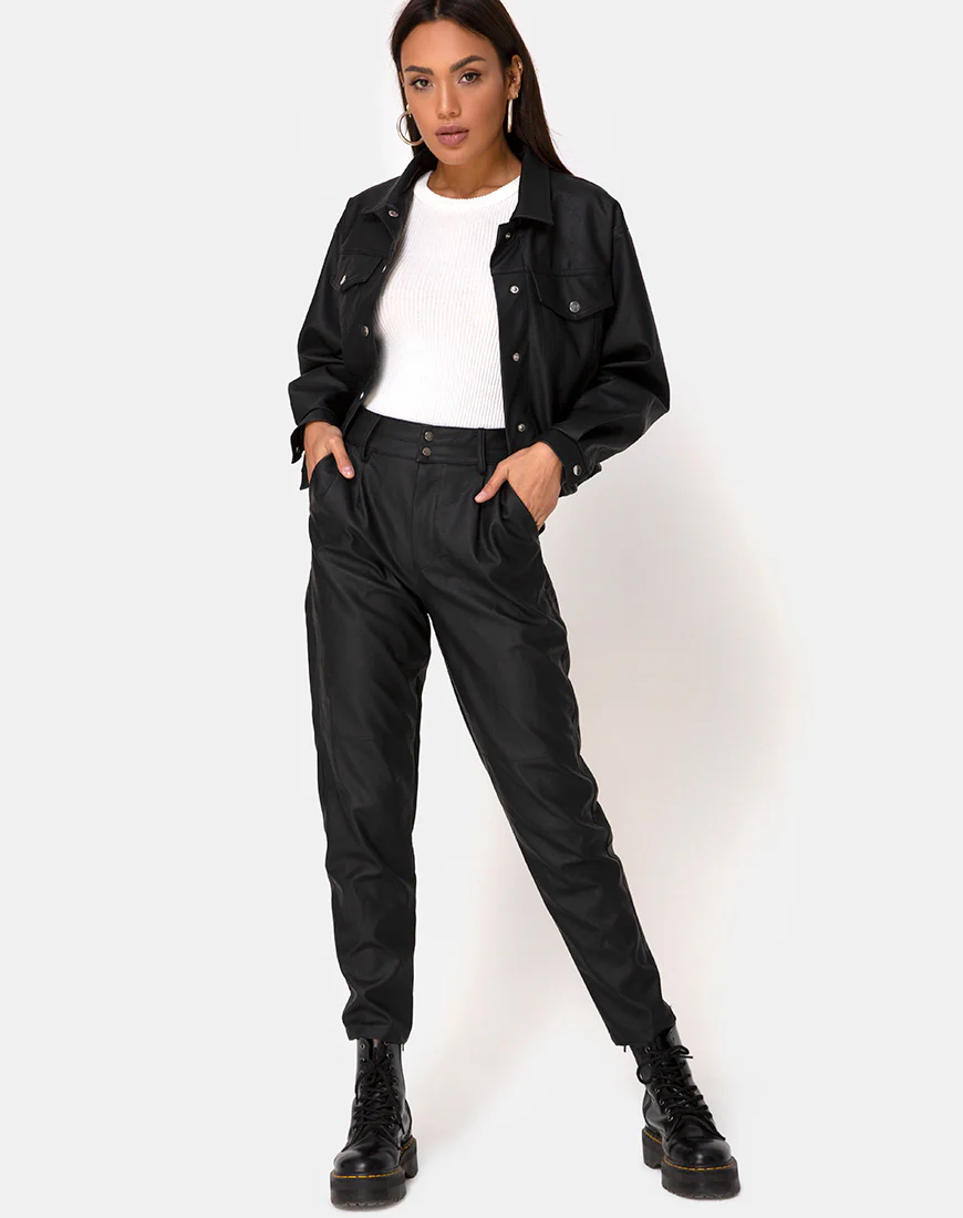 Zastan Trouser PU Black - Image 3