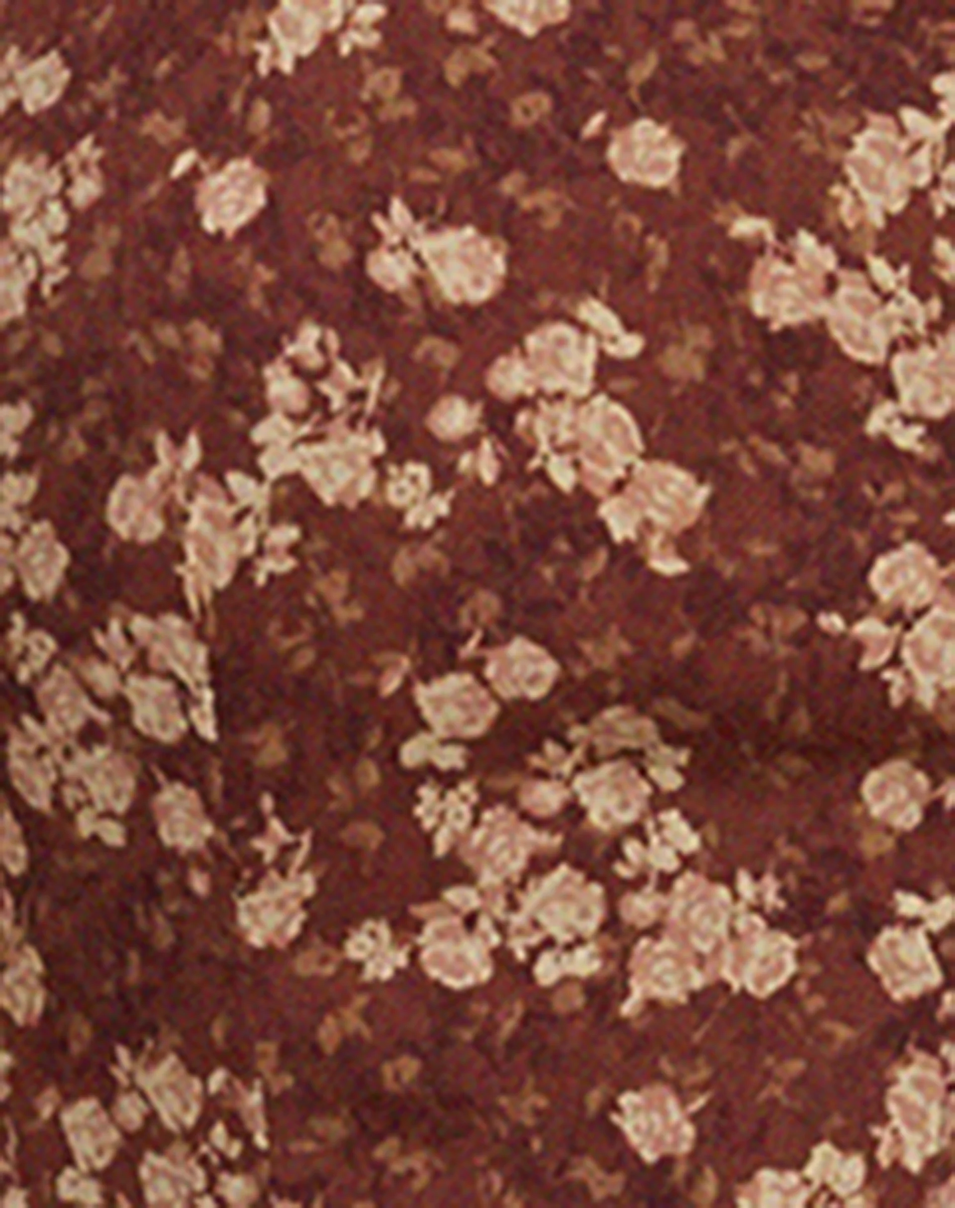 Zavacca Day Dress in Earthy Floral Brown - Image 7