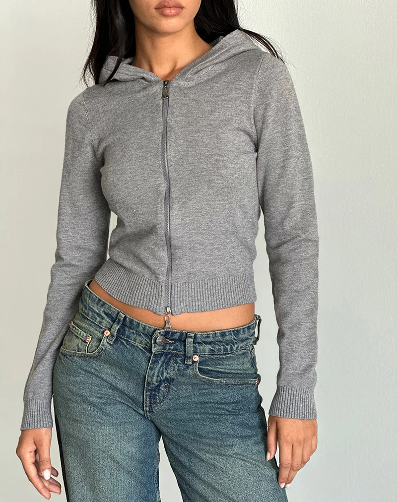 Zella Cardigan in Grey - Image 4