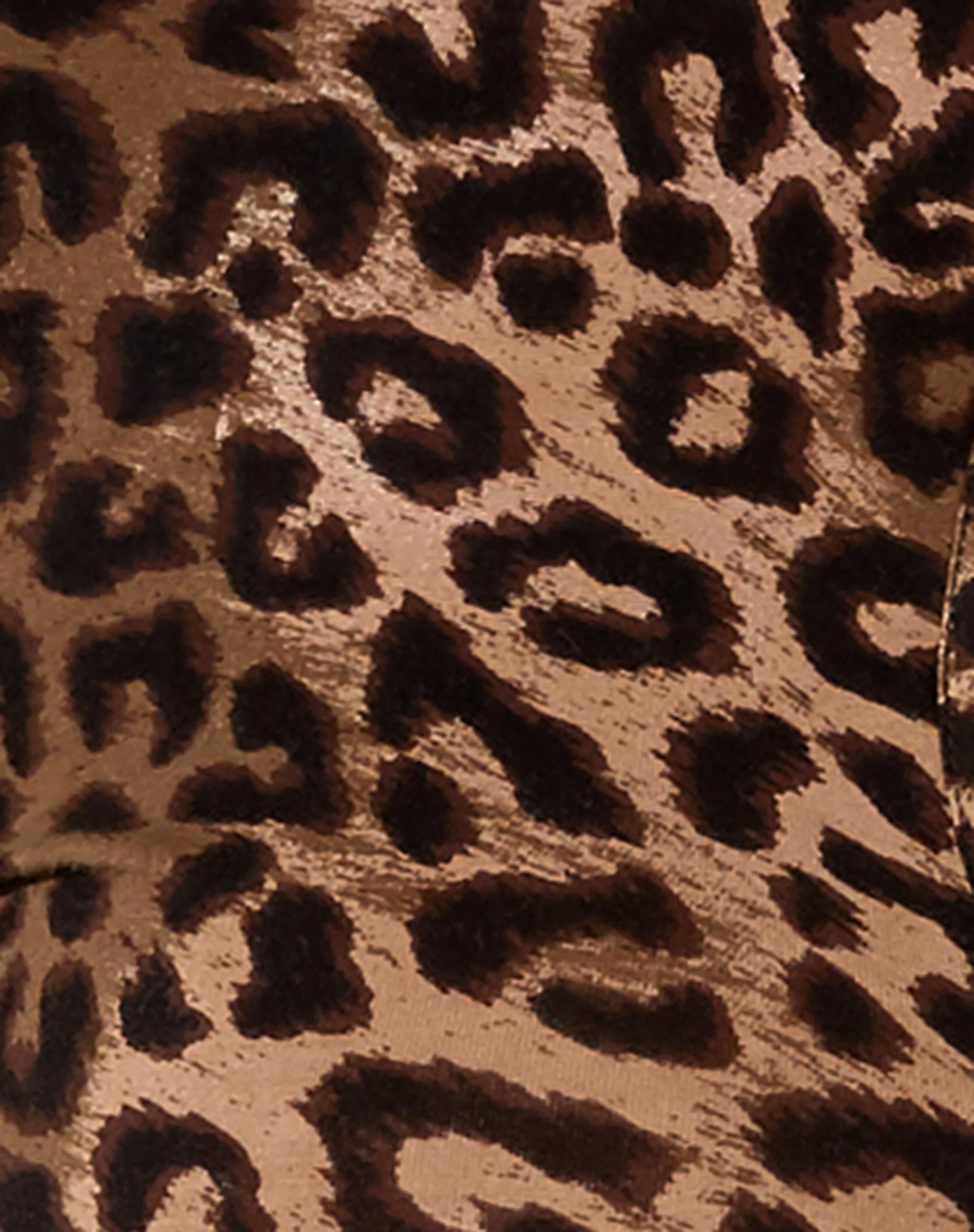 Zen Crop Top in Night Leopard Brown - Image 5