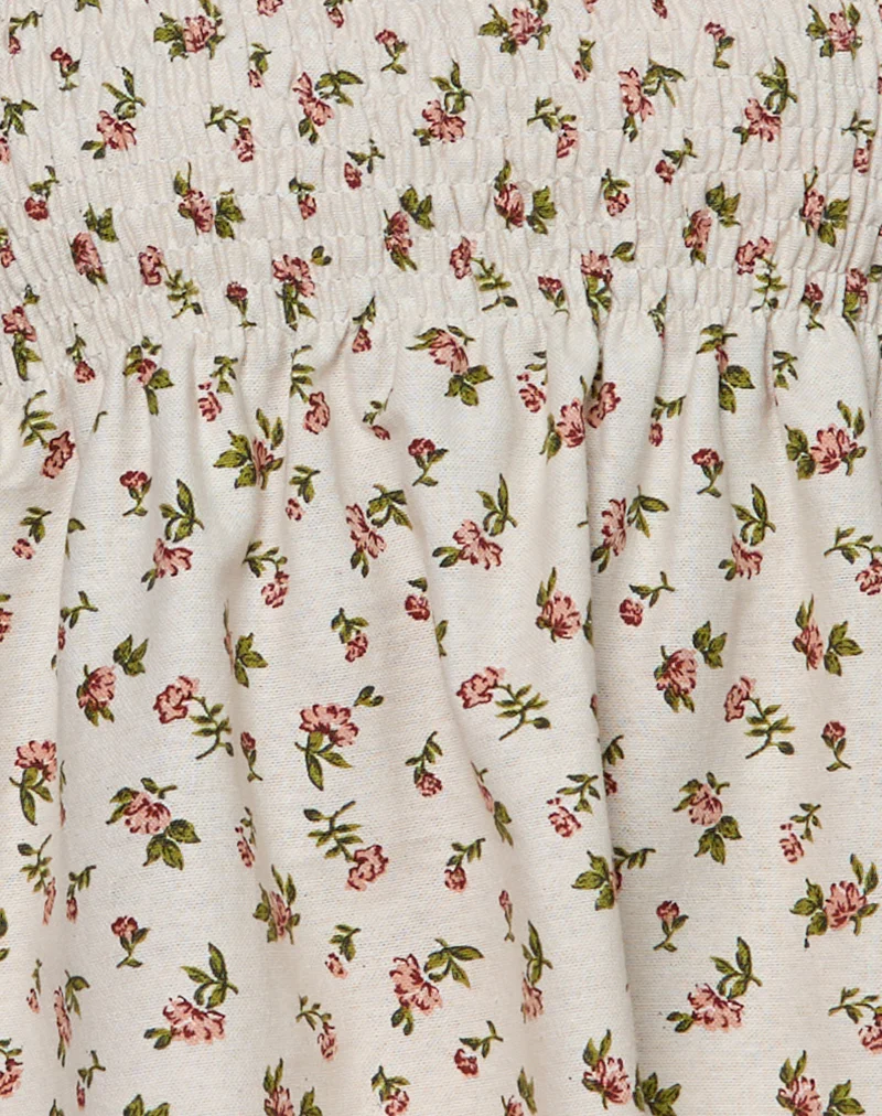 Zerah Top in Pretty Dainty Flower - Image 6