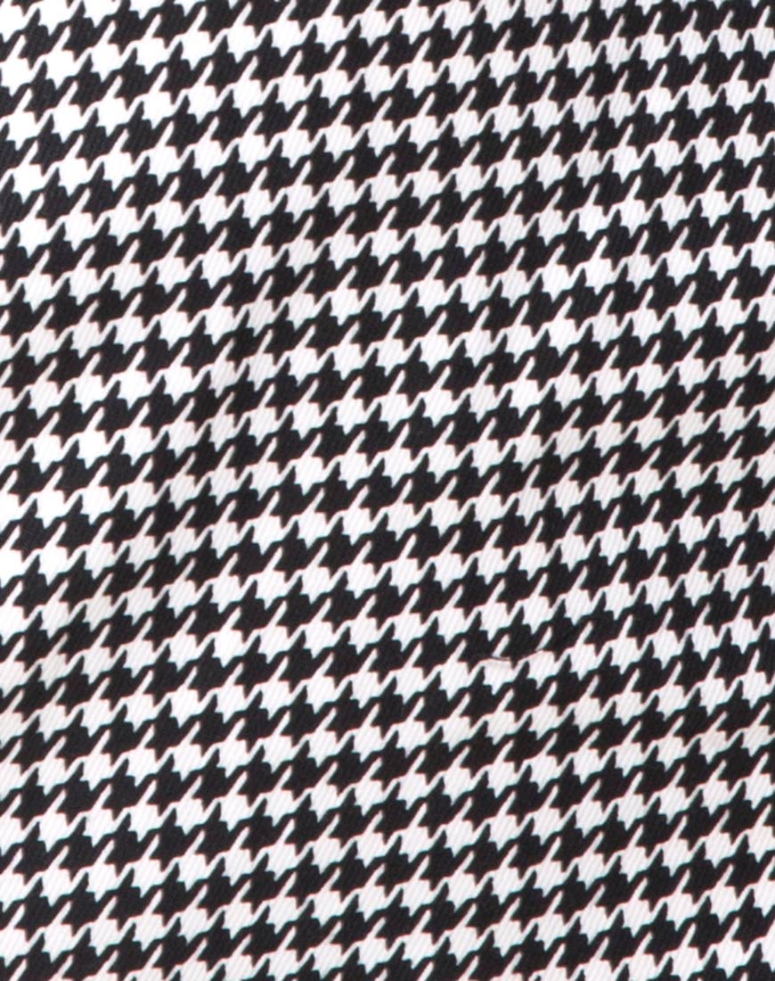 Zida Mini Skirt in Small Dogtooth - Image 5