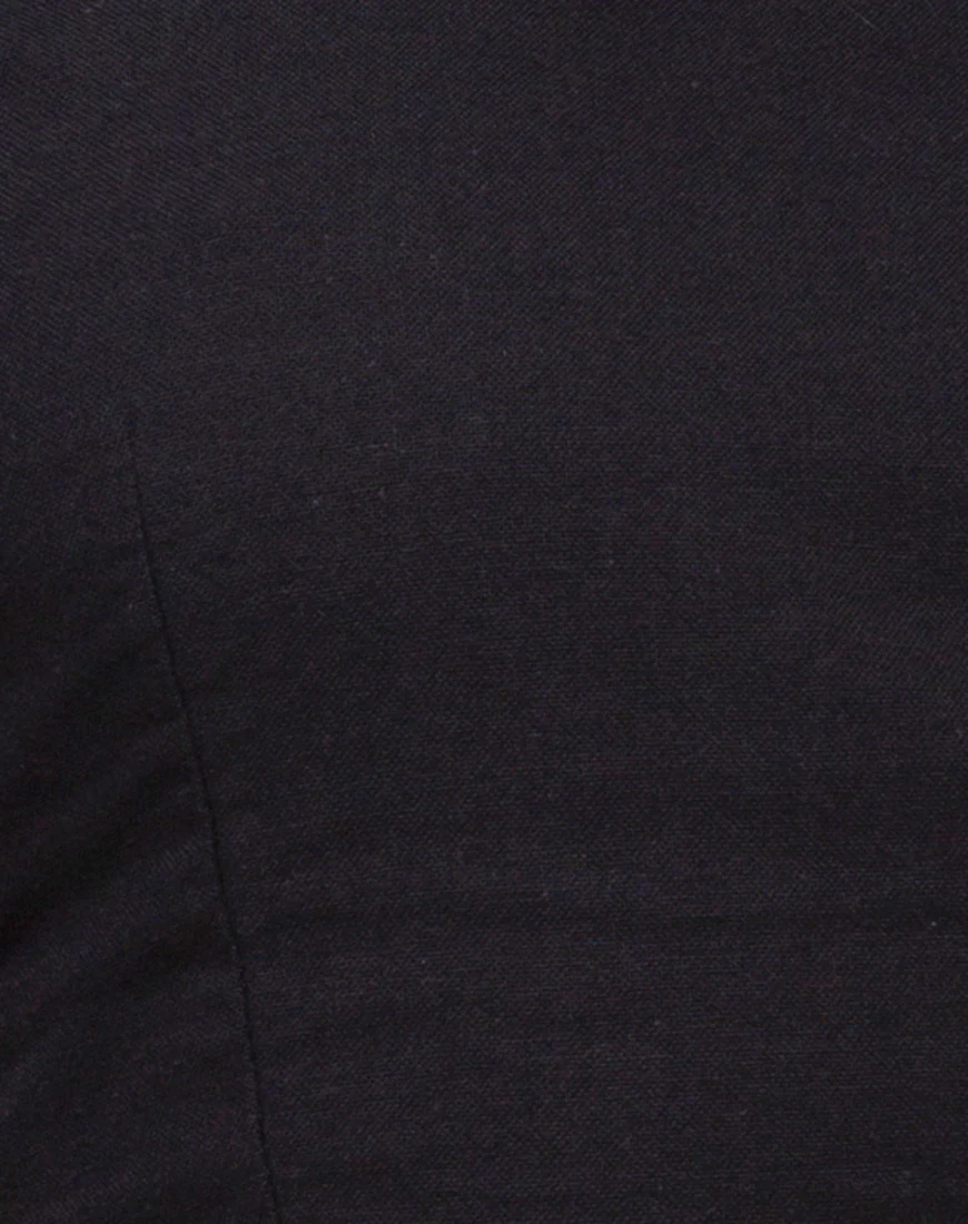 Zila Mini Skirt in Black - Image 5