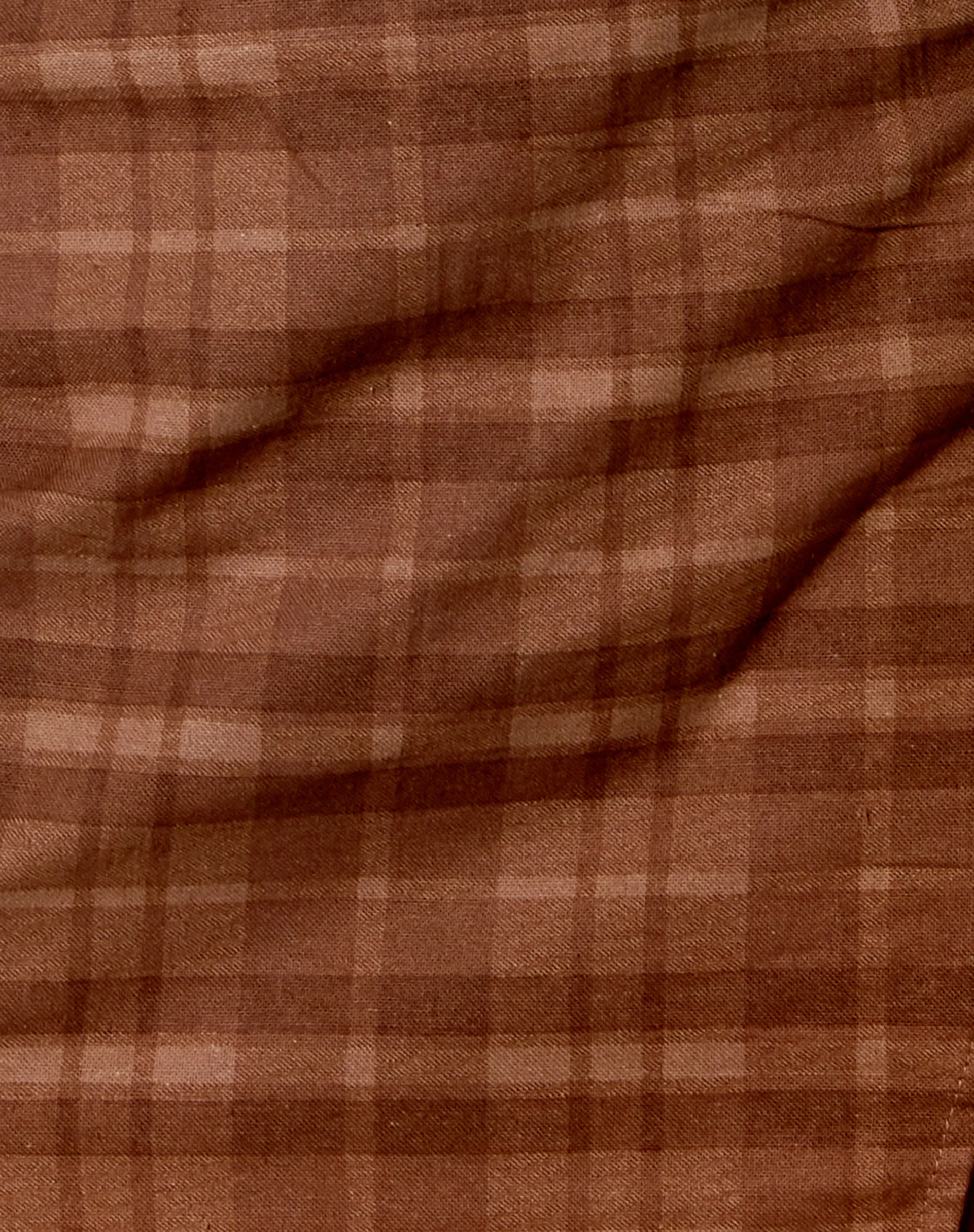 Zila Mini Skirt in Brown Check - Image 5