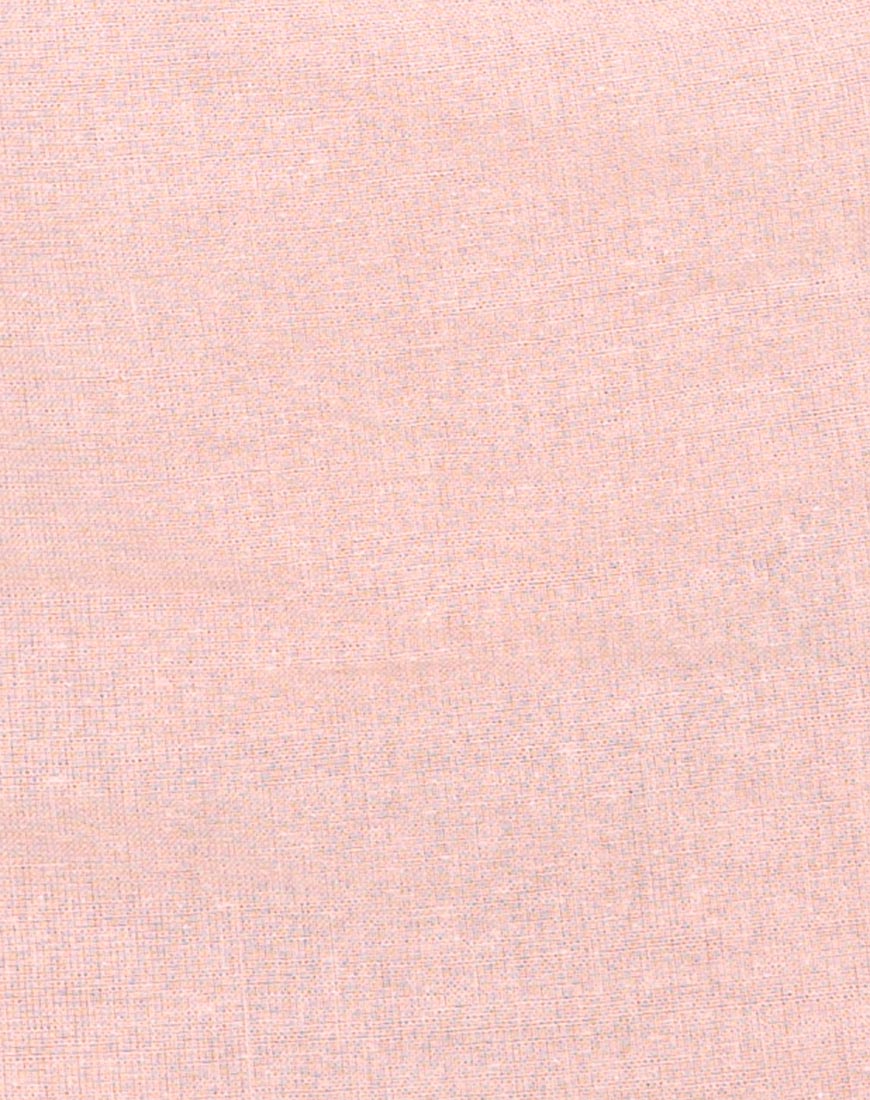 Zila Mini Skirt in Peach - Image 5