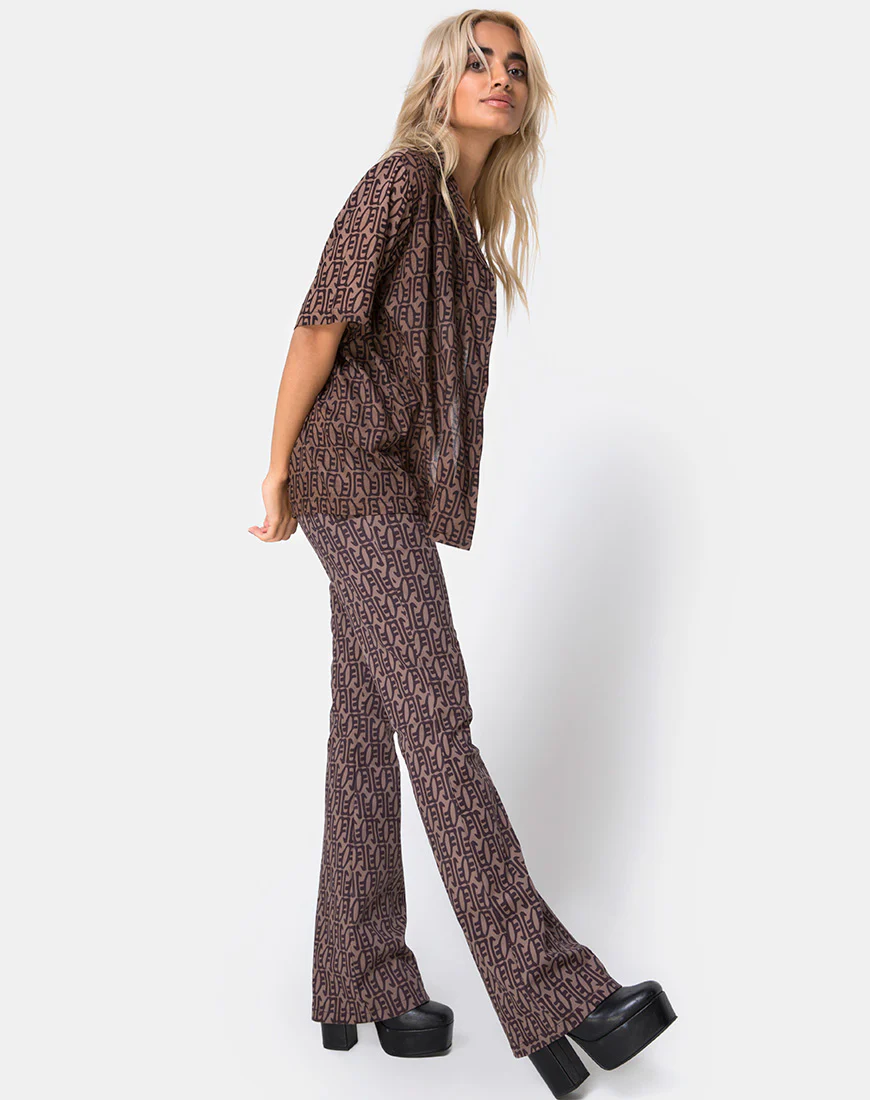 Zolia Highwaisted Trousers in Chinese Moon - Image 2