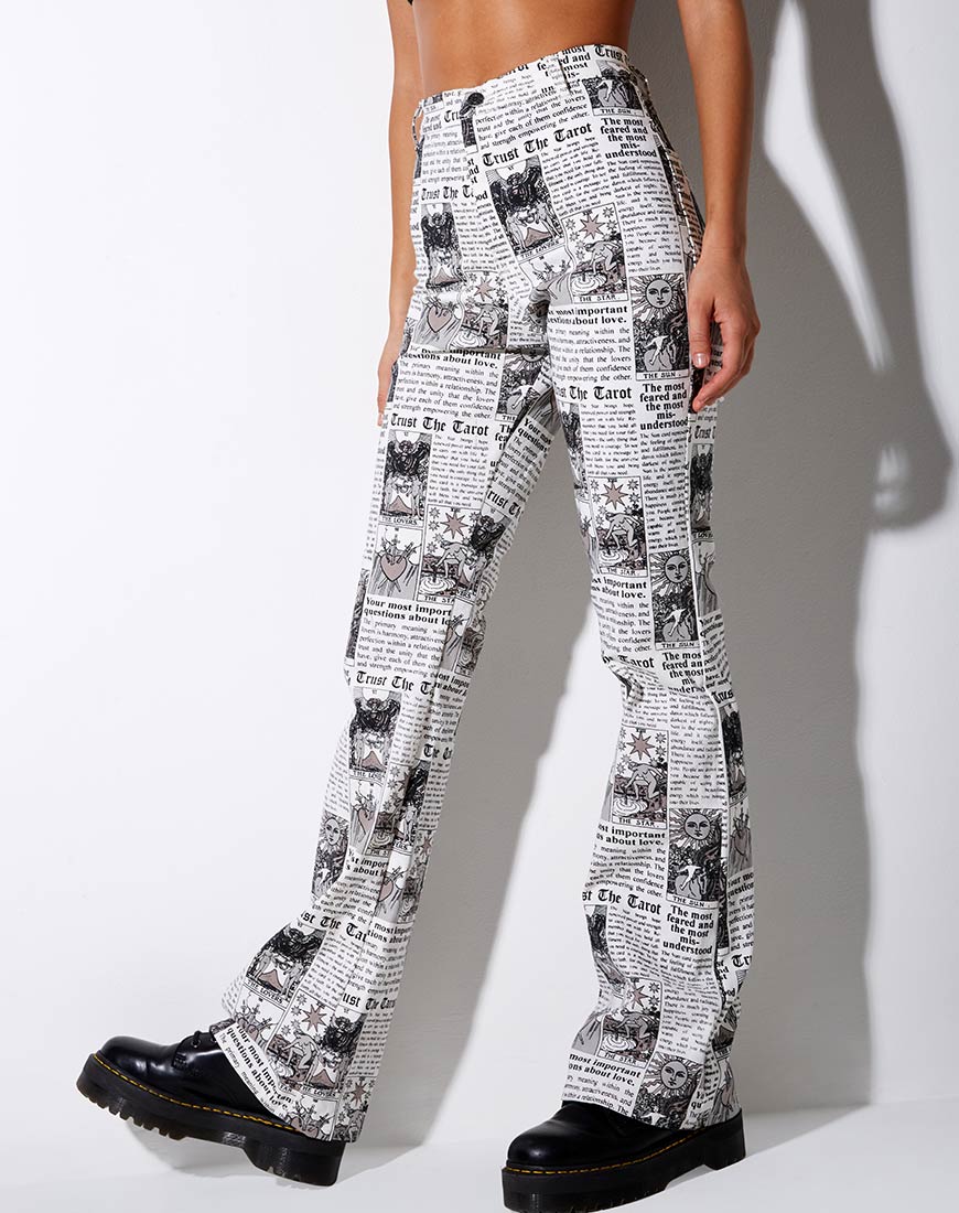 Zoven Flare Trouser in Tarot - Image 3