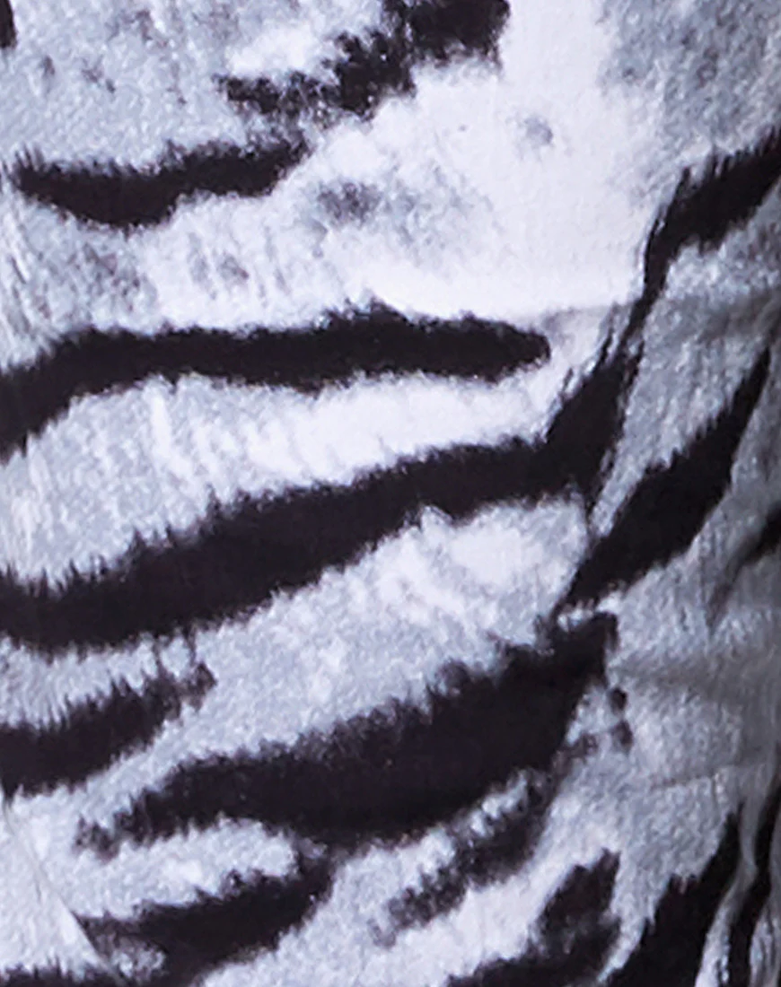 Zoven Trouser in Tiger Full Silver Placement - Image 6