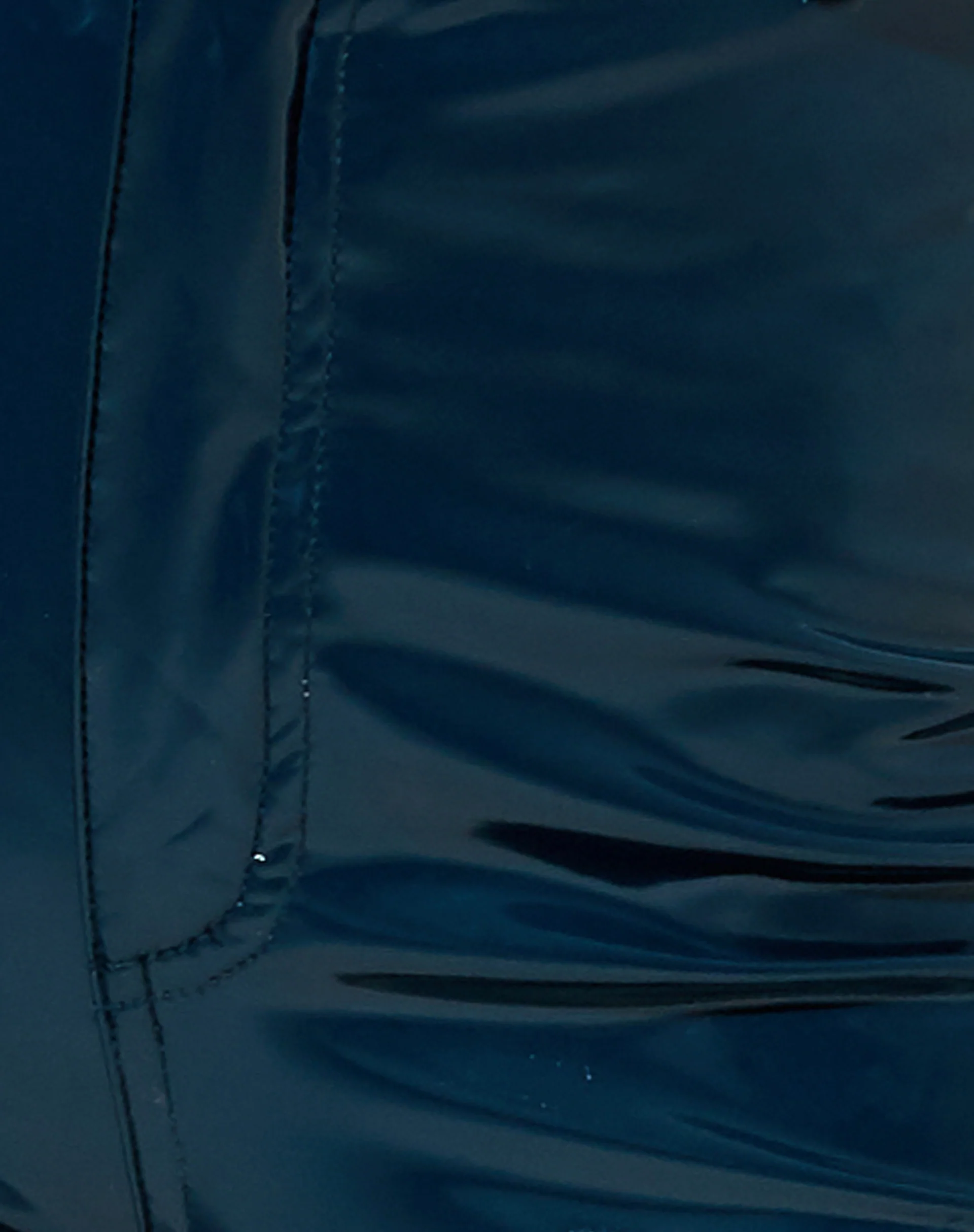 Zowel Trouser in PU Petrol - Image 6